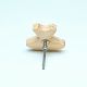 Handmade Pine Wood Pink Dress Knob for Kids Furniture